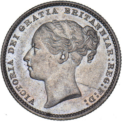 1885 Shilling - Victoria British Silver Coin - Very Nice
