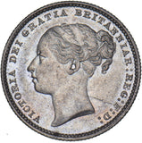 1885 Shilling - Victoria British Silver Coin - Very Nice