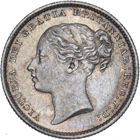 1886 Shilling - Victoria British Silver Coin
