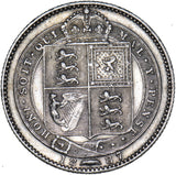 1887 Shilling - Victoria British Silver Coin - Nice