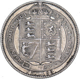 1890 Shilling - Victoria British Silver Coin