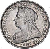 1895 Shilling - Victoria British Silver Coin - Very Nice