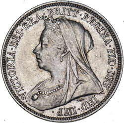 1896 Shilling - Victoria British Silver Coin - Nice