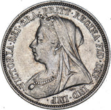 1896 Shilling - Victoria British Silver Coin - Nice