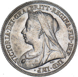 1896 Shilling - Victoria British Silver Coin - Very Nice