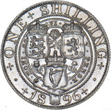 1896 Shilling - Victoria British Silver Coin - Very Nice