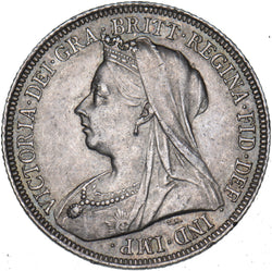 1898 Shilling - Victoria British Silver Coin - Very Nice