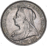 1898 Shilling - Victoria British Silver Coin - Very Nice