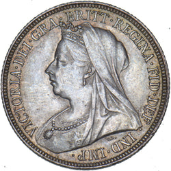 1898 Shilling - Victoria British Silver Coin - Very Nice