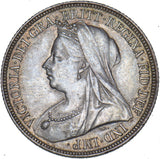 1898 Shilling - Victoria British Silver Coin - Very Nice