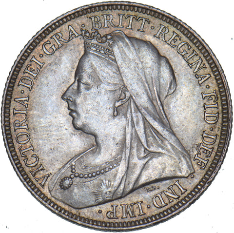 1898 Shilling - Victoria British Silver Coin - Very Nice