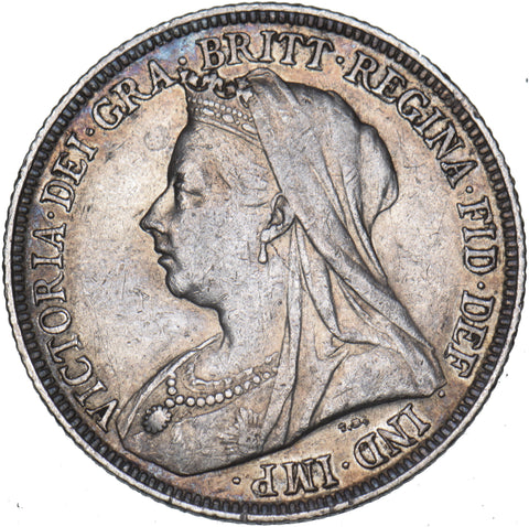 1898 Shilling - Victoria British Silver Coin - Nice