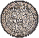1898 Shilling - Victoria British Silver Coin - Nice