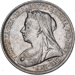 1899 Shilling - Victoria British Silver Coin - Nice