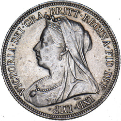 1900 Shilling - Victoria British Silver Coin - Very Nice