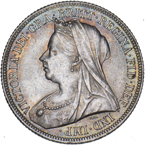 1901 Shilling - Victoria British Silver Coin - Superb