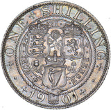 1901 Shilling - Victoria British Silver Coin - Superb