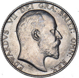 1902 Shilling - Edward VII British Silver Coin - Very Nice
