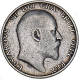 1905 Shilling - Edward VII British Silver Coin