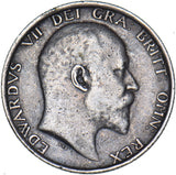 1905 Shilling - Edward VII British Silver Coin - Nice