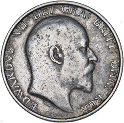 1905 Shilling - Edward VII British Silver Coin - Nice