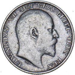 1905 Shilling - Edward VII British Silver Coin