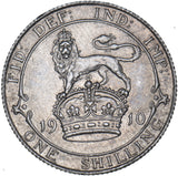 1910 Shilling - Edward VII British Silver Coin - Very Nice