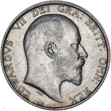 1910 Shilling - Edward VII British Silver Coin - Nice