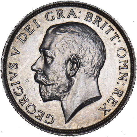 1911 Proof Shilling - George V British Silver Coin - Superb
