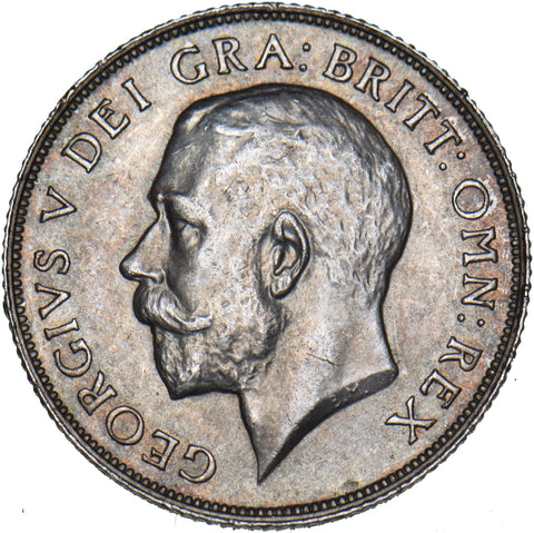 1911 Shilling - George V British Silver Coin - Superb
