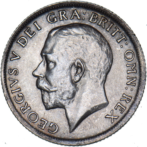1914 Shilling - George V British Silver Coin - Superb