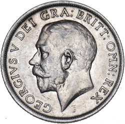 1915 Shilling - George V British Silver Coin - Very Nice