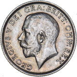 1915 Shilling - George V British Silver Coin - Very Nice