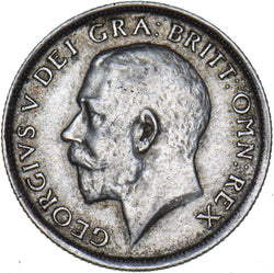 1915 Shilling - George V British Silver Coin - Very Nice