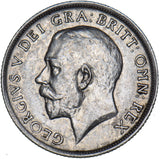 1915 Shilling - George V British Silver Coin - Very Nice