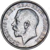 1918 Shilling - George V British Silver Coin - Nice