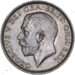 1919 Shilling - George V British Silver Coin - Very Nice