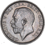 1919 Shilling - George V British Silver Coin - Very Nice
