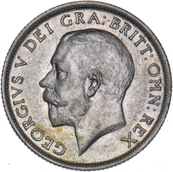 1920 Shilling - George V British Silver Coin - Very Nice