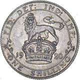 1920 Shilling - George V British Silver Coin - Very Nice