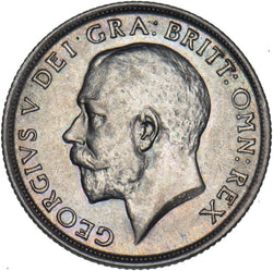 1920 Shilling - George V British Silver Coin - Very Nice