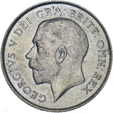 1921 Shilling - George V British Silver Coin - Nice