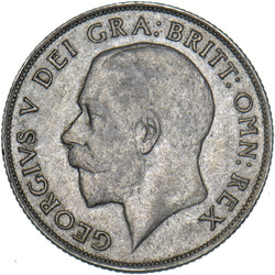 1921 Shilling - George V British Silver Coin - Nice