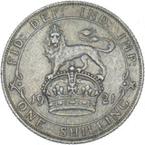 1921 Shilling (Deep Portrait) - George V British Silver Coin - Nice