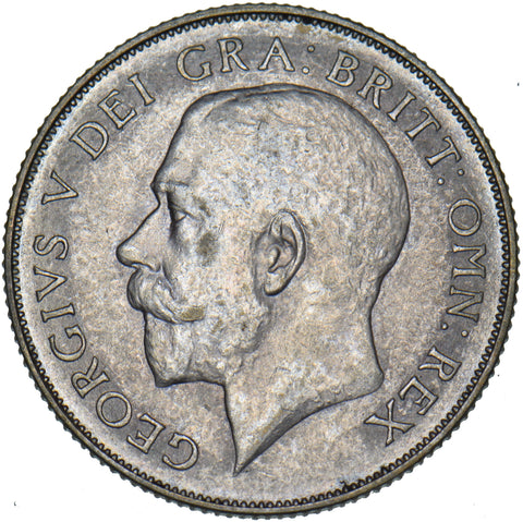1925 Shilling - George V British Silver Coin - Very Nice