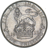 1925 Shilling - George V British Silver Coin - Very Nice