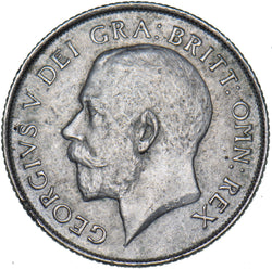 1922 Shilling - George V British Silver Coin - Very Nice