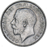 1922 Shilling - George V British Silver Coin - Very Nice