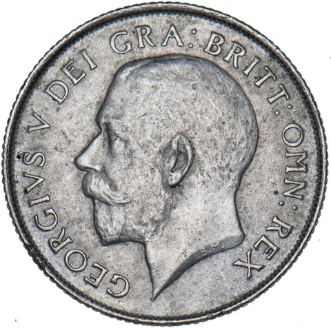 1922 Shilling - George V British Silver Coin - Very Nice