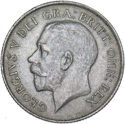 1922 Shilling - George V British Silver Coin - Nice